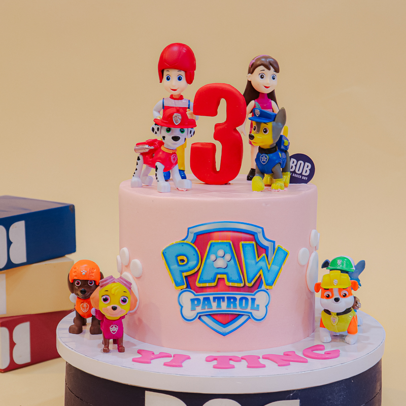 Paw Patrol Toys Birthday Cake in Pink